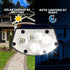 Outdoor Solar Wall Lights, 100 LED Solar Lights | 2 Pcs | WBM SMART